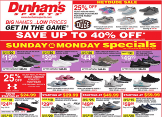 Dunham’s Sports Weekly Ad Aug 05 – Aug 10, 2023