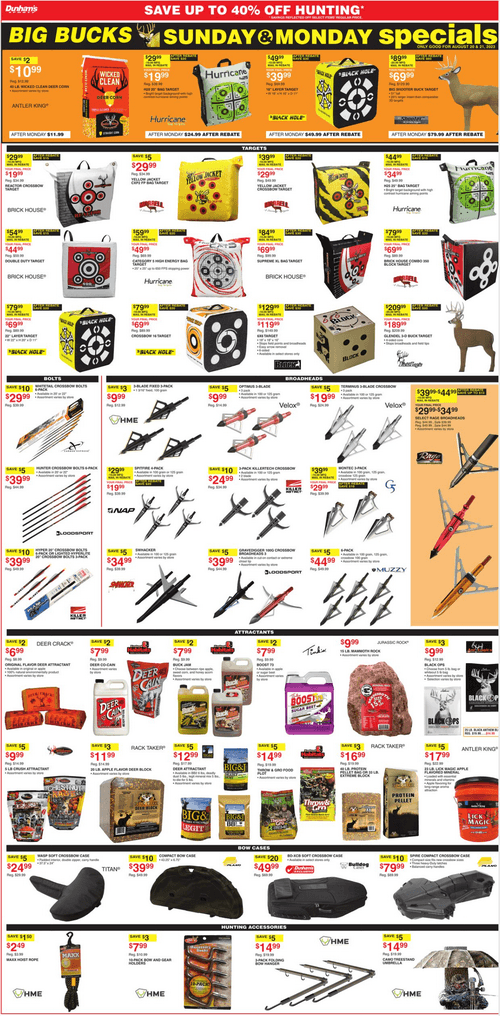 Dunham's Sports Weekly Ad Aug 19 Aug 24, 2023