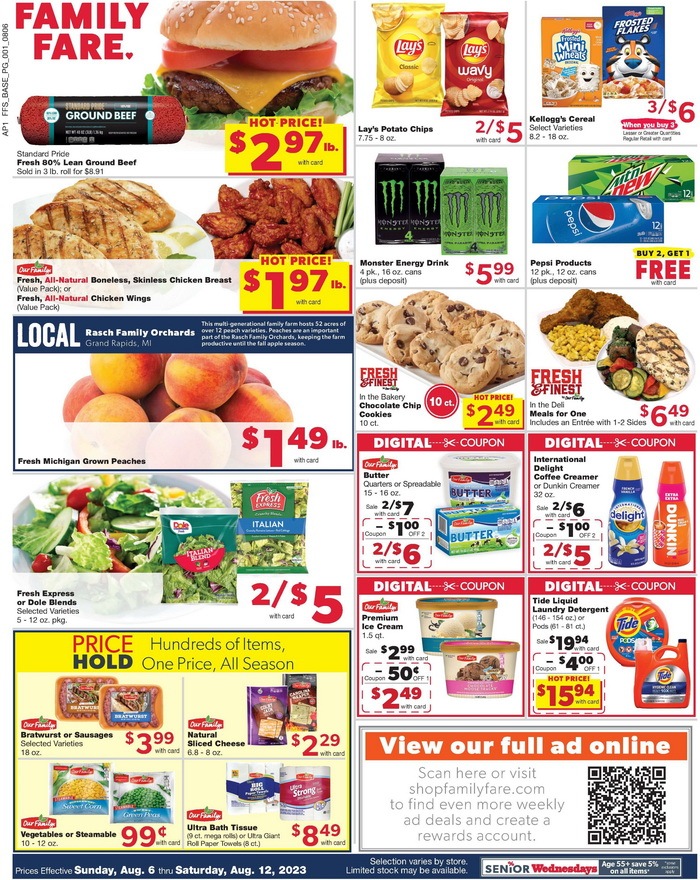 Family Fare Weekly Ad Aug 06 – Aug 12, 2023
