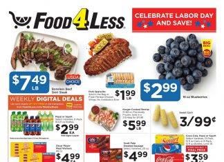 Food 4 Less Weekly Ad Aug 30 – Sep 05, 2023 (Labor Day Promotion Included)