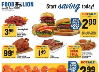 Food Lion Weekly Ad Aug 23 – Aug 29, 2023