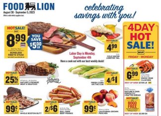 Food Lion Weekly Ad Aug 30 – Sep 05, 2023 (Labor Day Promotion Included)