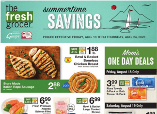 Gerrity’s Supermarkets Weekly Ad Aug 18 – Aug 24, 2023