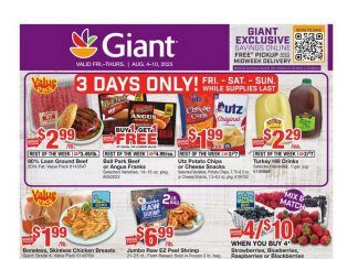 Giant Food Weekly Flyer Aug 04 – Aug 10, 2023