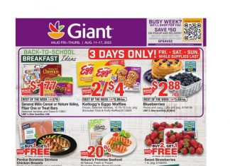 Giant Food Weekly Flyer Aug 11 – Aug 17, 2023