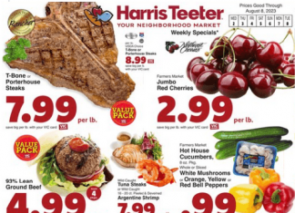 Harris Teeter Weekly Ad Aug 02 – Aug 08, 2023