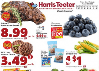Harris Teeter Weekly Ad Aug 16 – Aug 22, 2023
