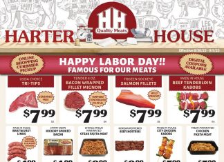 Harter House Weekly Ad Aug 30 – Sep 05, 2023 (Labor’s Day Promotion Included)
