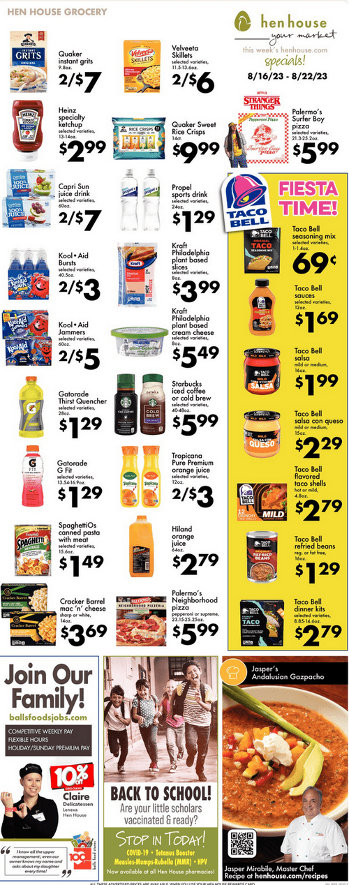 Hen House Weekly Ad Aug 16 Aug 22, 2023