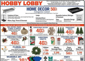 Hobby Lobby Weekly Ad Aug 20 – Aug 26, 2023