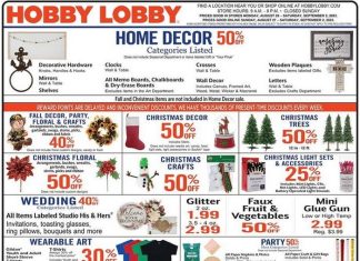 Hobby Lobby Weekly Ad Aug 27 – Sep 02, 2023