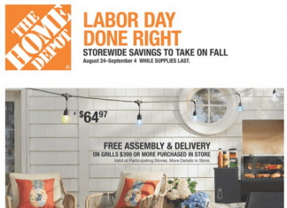 Home Depot Labor Day Ad Aug 24 – Sep 04, 2023