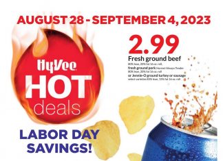 Hy-Vee Weekly Ad Aug 28 – Sep 04, 2023 (Labor Day Promotion Included)
