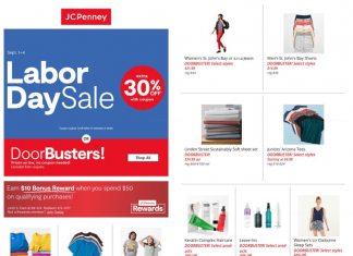 JCPenney Labor Day Sale Sep 01 – Sep 04, 2023