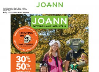Jo-Ann Weekly Ad Aug 31 – Sep 13, 2023 (Labor Day Promotion Included)