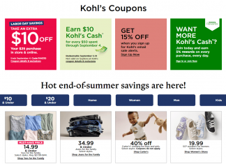 Kohl’s Coupon Ad Until Sep 04, 2023 (Labor Day Promotion Included)