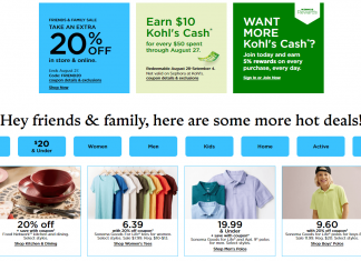 Kohl’s Coupon Ad Until Aug 27, 2023