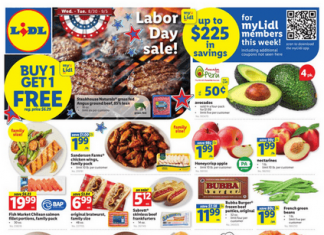 Lidl Weekly Ad Aug 30 – Sep 05, 2023 (Labor’s Day Promotion Included)