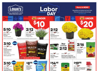 Lowe’s Weekly Ad Aug 24 – Sep 06, 2023
