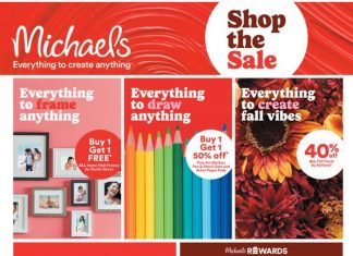 Michaels Weekly Sale Aug 13 – Aug 19, 2023
