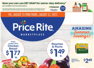 Price Rite Weekly Ad Aug 25 – Aug 31, 2023 (Back to School Promotion Included)