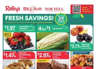 Raley’s Supermarkets Weekly Ad Aug 30 – Sep 05, 2023 (Labor’s Day Promotion Included)