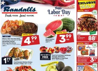 Randalls Weekly Ad Aug 30 – Sep 05, 2023 (Labor Day Promotion Included)