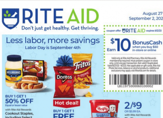Rite Aid Weekly Ad Aug 27 – Sep 02, 2023