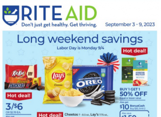 Rite Aid Weekly Ad Sep 03 – Sep 09, 2023