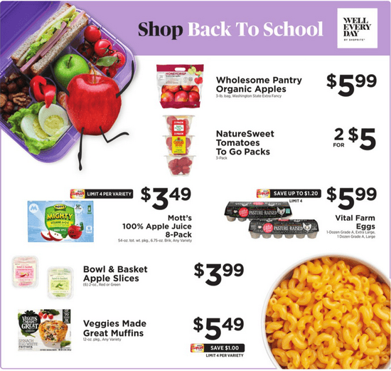 ShopRite Weekly Ad Aug 25 Aug 31, 2023 (Back to School & Labor Day