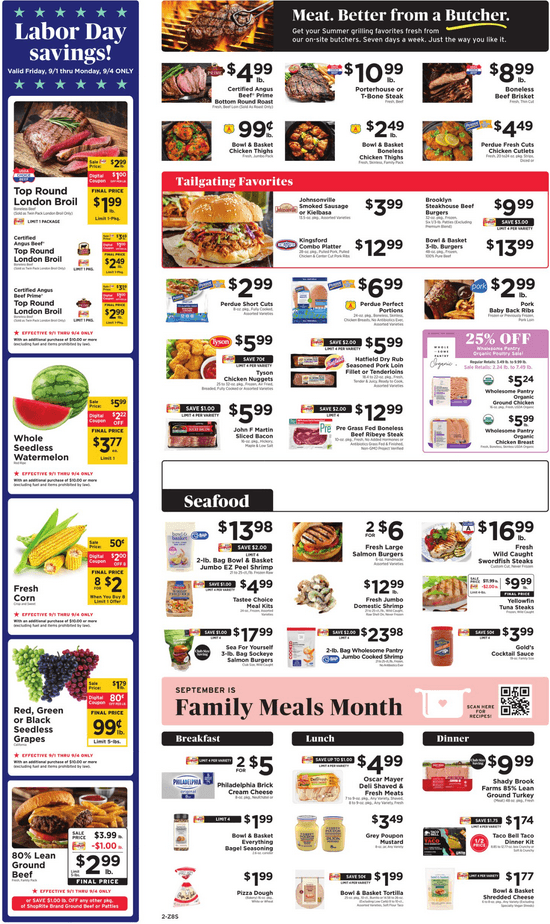 ShopRite Weekly Ad Sep 01 Sep 07, 2023 (Labor Day Promotion Included)