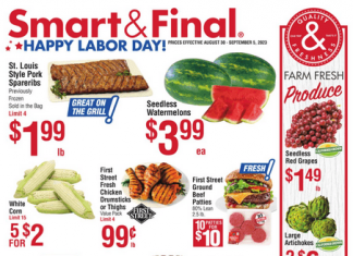 Smart & Final Weekly Ad Aug 30 – Sep 05, 2023 (Labor Day Promotion Included)