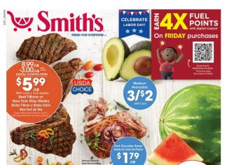 Smith’s Food and Drug Weekly Ad Aug 30 – Sep 05, 2023 (Labor Day Promotion Included)