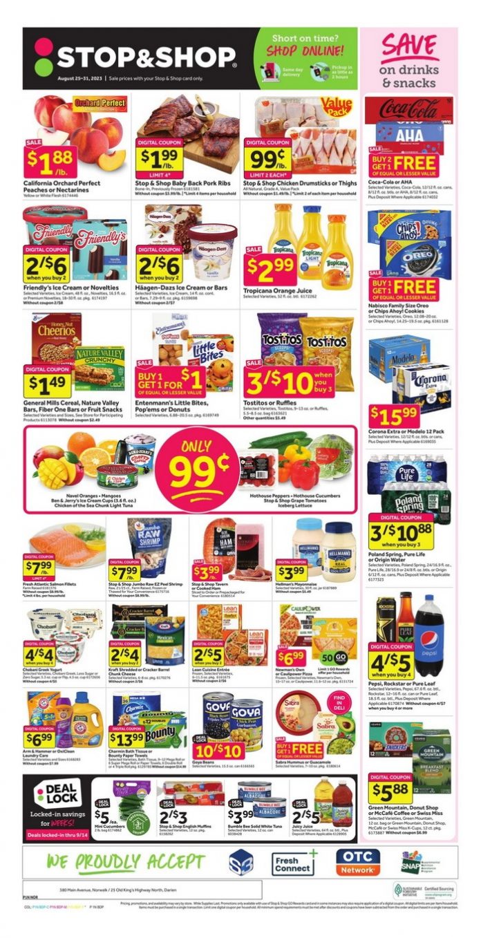 Stop & Shop Weekly Ad Aug 25 Aug 31, 2023