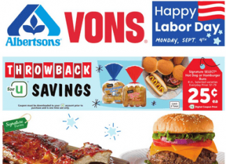 Vons Weekly Ad Aug 30 – Sep 05, 2023 (Labor Day Promotion Included)