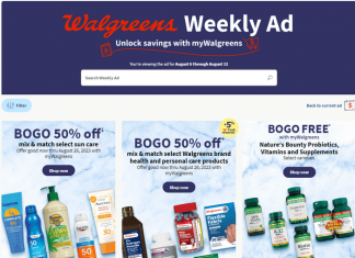 Walgreens Weekly Ad Aug 06 – Aug 12, 2023