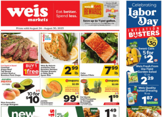 Weis Markets Weekly Ad Aug 24 – Aug 30, 2023 (Labor Day Promotion Included)
