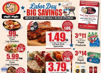Piggly Wiggly Weekly Ad Aug 30 – Sep 05, 2023 (Labor’s Day Promotion Included)