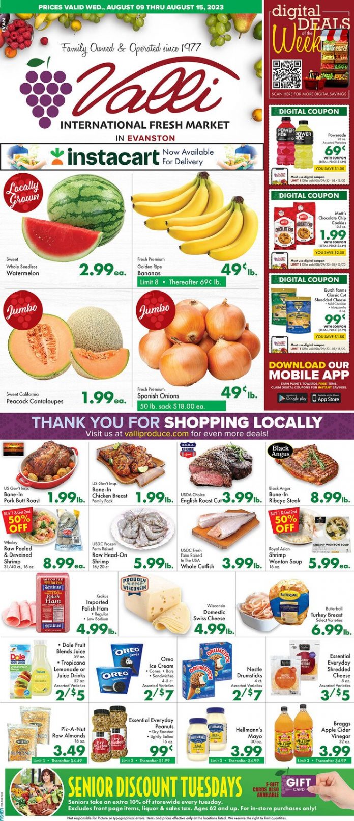Valli Produce Weekly Ad Aug 09 Aug 15, 2023
