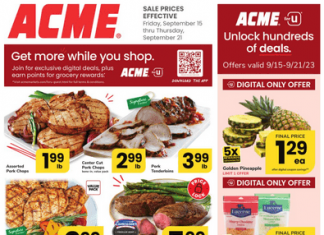ACME Weekly Ad Sep 15 – Sep 21, 2023
