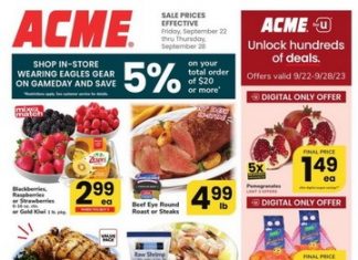 ACME Weekly Ad Sep 22 – Sep 28, 2023