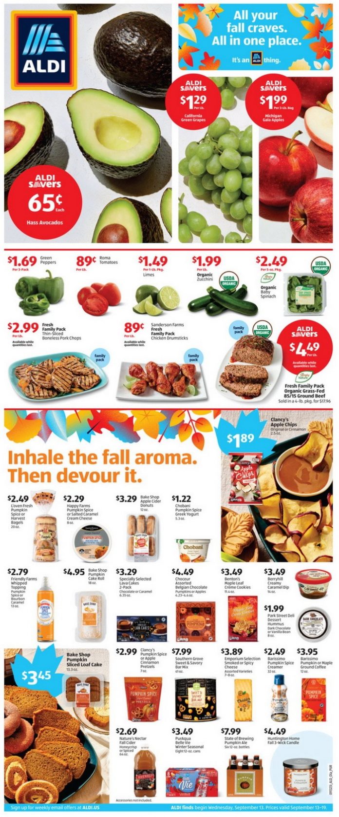 ALDI Weekly Ad Sep 13 – Sep 19, 2023 (Halloween Promotion Included)