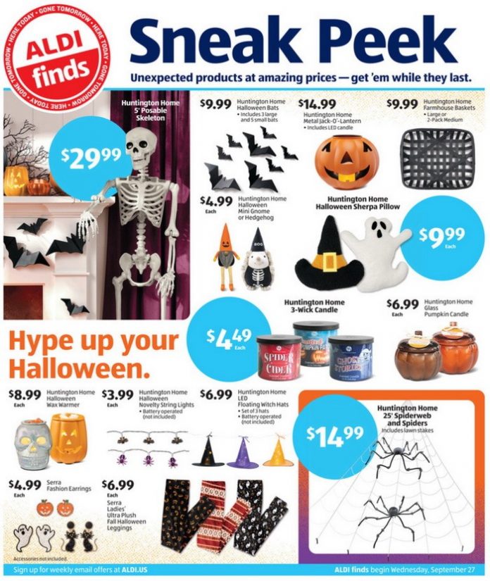 ALDI Sneak Peak In-Store Ad Sep 27 – Oct 03, 2023 (Halloween Promotion