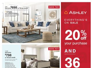 Ashley Furniture HomeStore Inflation Buster Sale Sep 26 – Oct 02, 2023