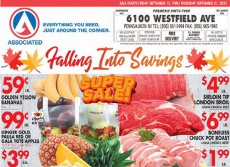 Associated Supermarkets Weekly Ad Sep 15 – Sep 21, 2023