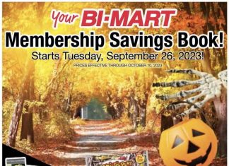 Bi-Mart Weekly Ad Sep 26 – Oct 10, 2023 (Halloween Promotion Included)