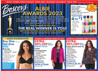 Boscov’s Weekly Ad Sep 03 – Sep 04, 2023