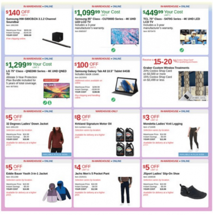 Costco Monthly Ad Sep 06 Sep 24, 2023