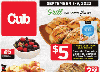 Cub Foods Weekly Ad Sep 03 – Sep 09, 2023