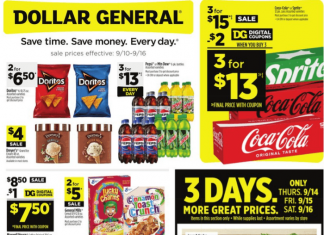 Dollar General Weekly Ad Sep 10 – Sep 16, 2023 (Halloween Promotion Included)